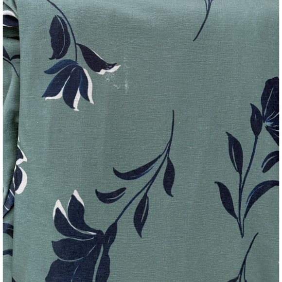 ALEXIA ADMOR Sage Floral Luna Dress Size Small Drop Waist Midi Wedding Guest - Picture 13 of 15